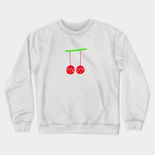 red green bells art Crewneck Sweatshirt